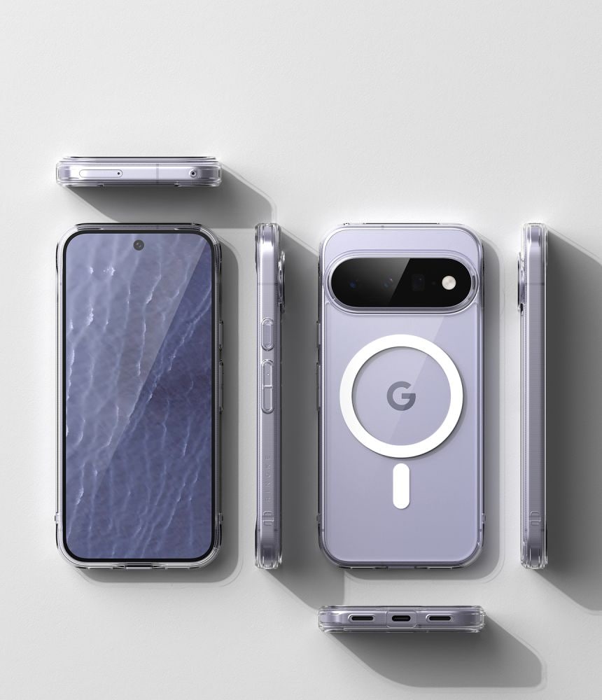 Ringke Fusion -magneettinen MagSafe-suojakotelo Google Pixel 11:lle – läpinäkyvä