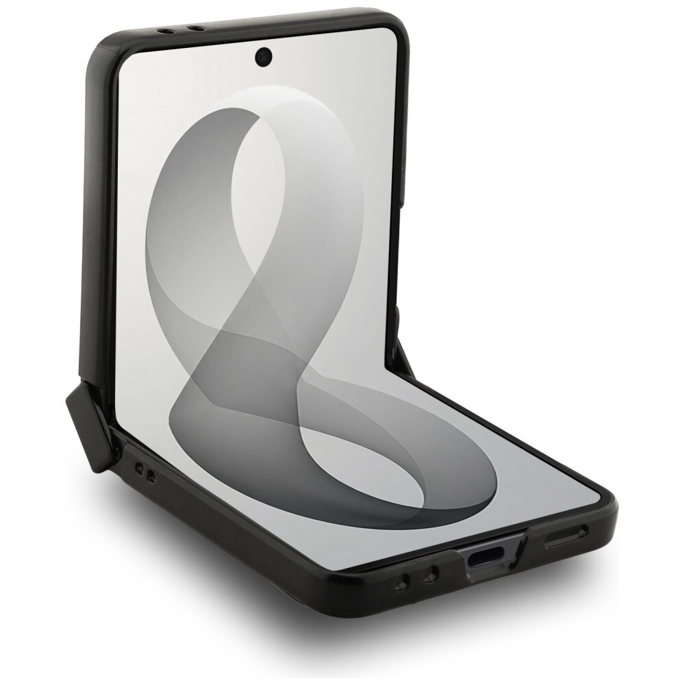Guess 4G Classic MagSafe -suojakotelo Samsung Galaxy Z Flip 8:lle – vaaleanpunainen