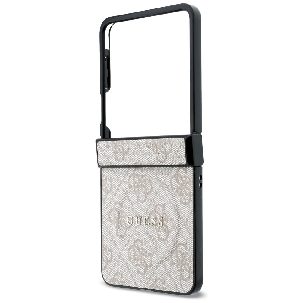 Guess 4G Classic MagSafe -suojakotelo Samsung Galaxy Z Flip 8:lle – vaaleanpunainen