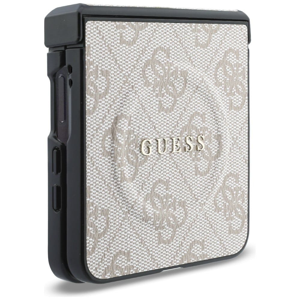 Guess 4G Classic MagSafe -suojakotelo Samsung Galaxy Z Flip 8:lle – vaaleanpunainen