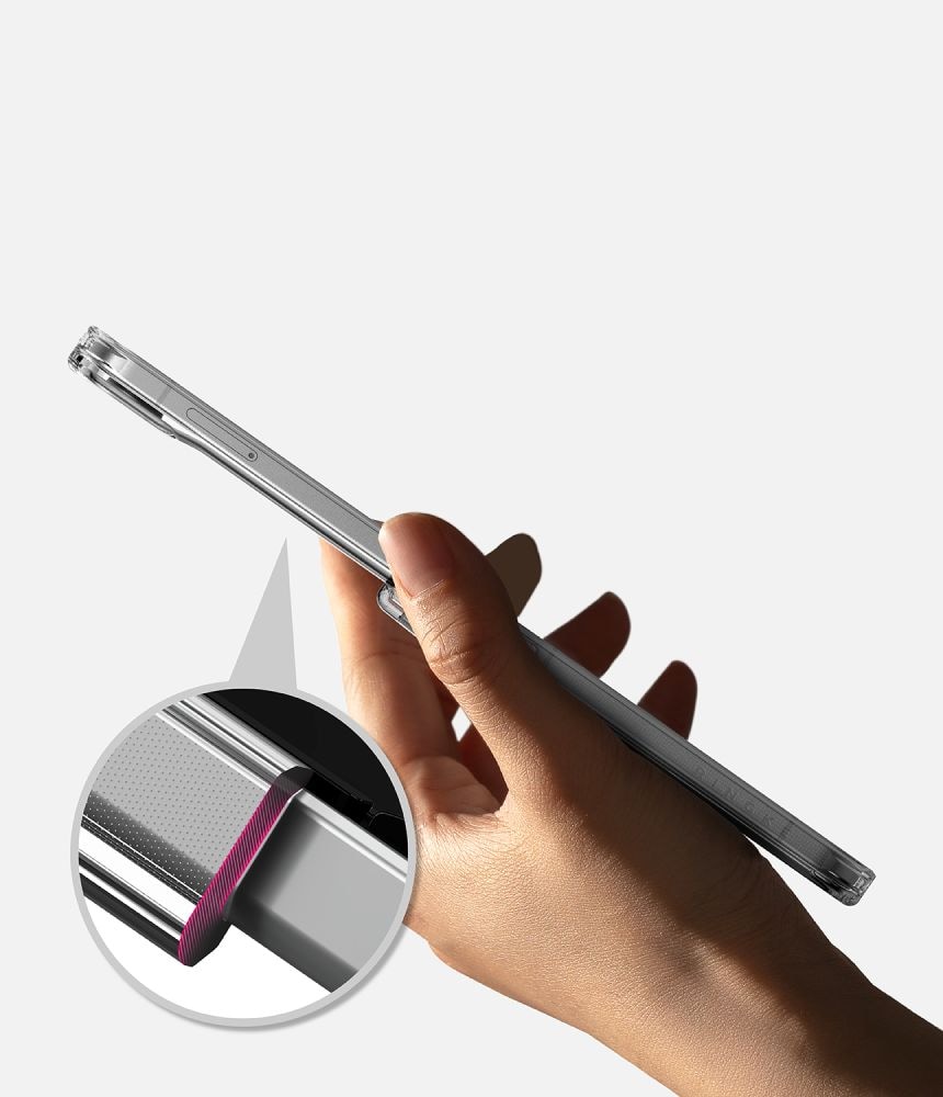 Ringke Fusion Flap -magnetinen MagSafe-kotelo Samsung Galaxy Z Flip 8:lle – läpinäkyvä