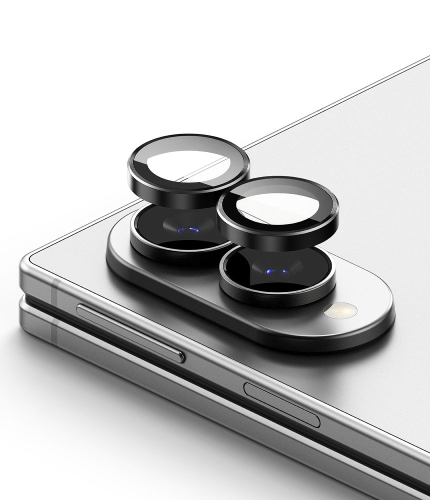 Ringke-kamerakehyksen suojus, 2 kpl:n pakkaus, Samsung Galaxy Z Fold 8:lle – musta