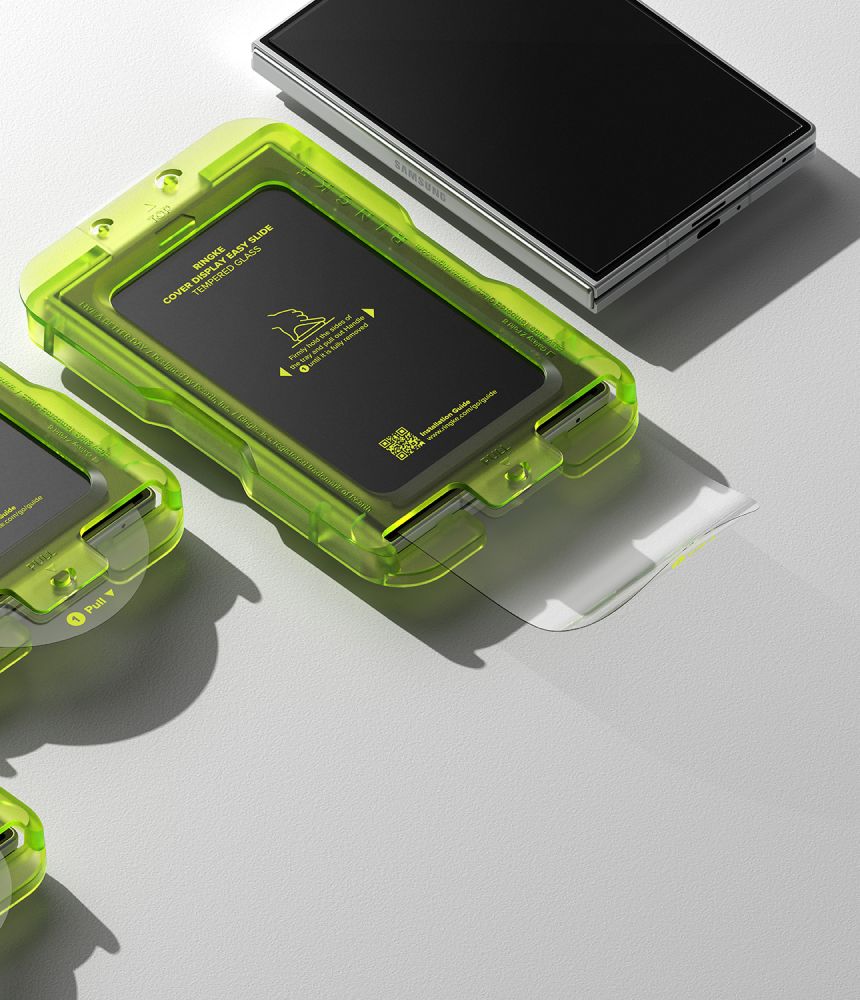 Ringke Cover Display Pro -pakkaus (2 kpl), karkaistu lasi Samsung Galaxy Z Fold 8:lle
