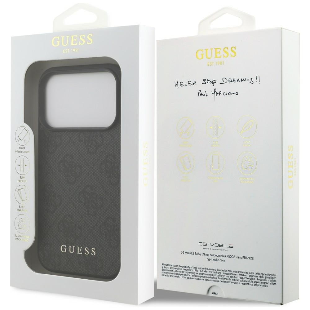 Guess 4G Classic -suojakotelo iPhone 17 Pro / 18 Pro - Musta