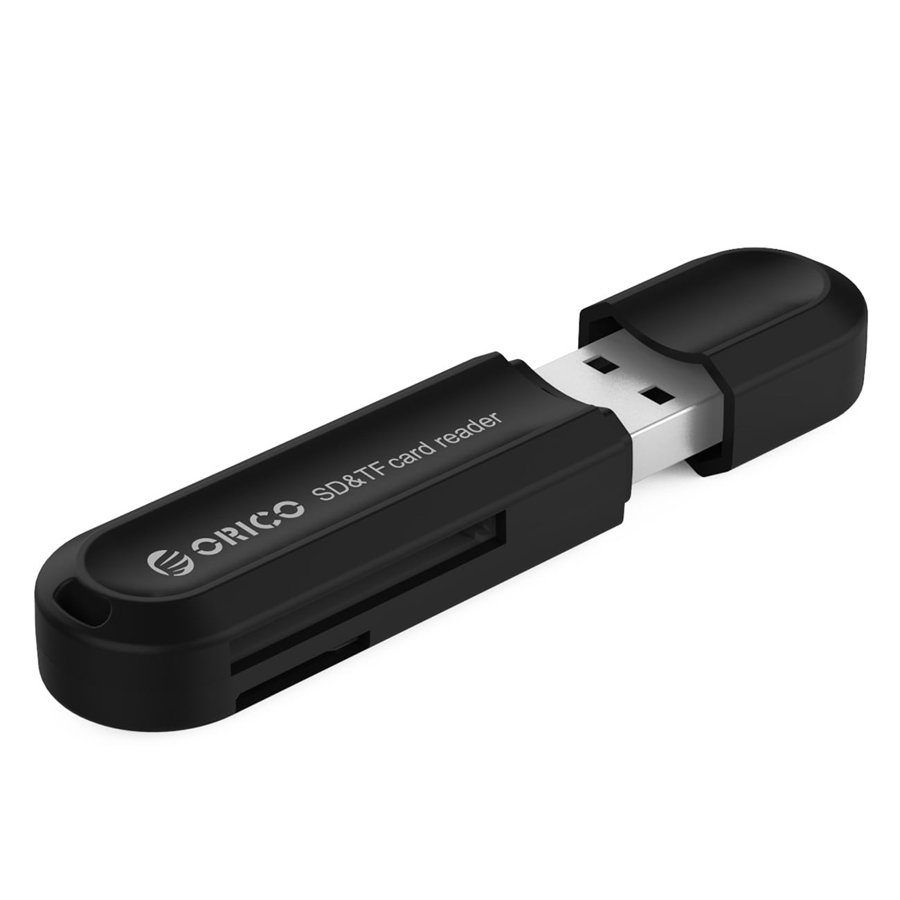 Orico CRS21 USB 3.0 SD- ja microSD-muistikortinlukija – musta