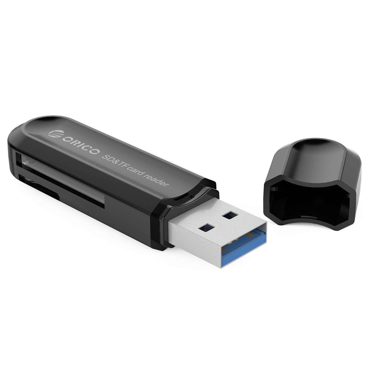 Orico CRS21 USB 3.0 SD- ja microSD-muistikortinlukija – musta