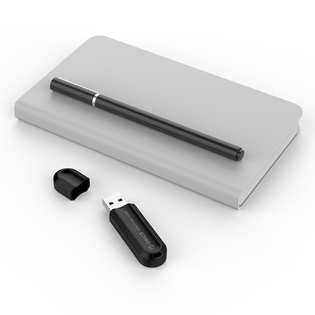 Orico CRS21 USB 3.0 SD- ja microSD-muistikortinlukija – musta