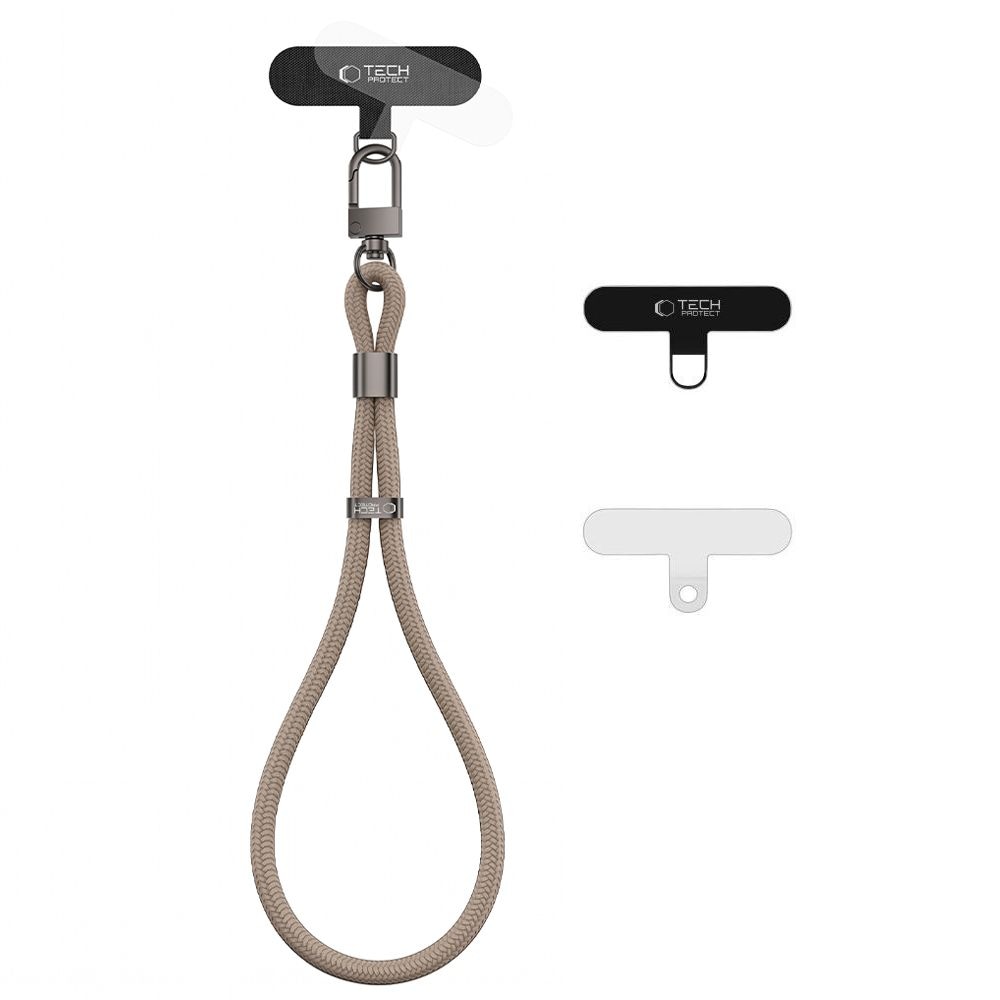 Tech-Protect C11S -köysirannekoru puhelimelle – beige