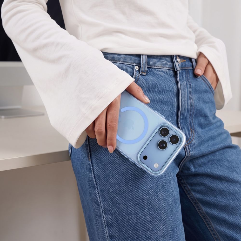 Tech-Protect MagZero MagSafe suojakotelo iPhone 17/18 Pro Maxille – vaaleansininen, matta
