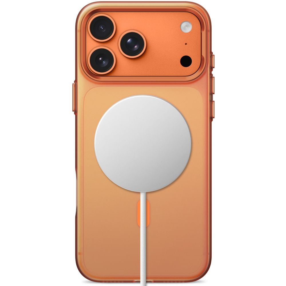Tech-Protect MagZero MagSafe -suojakotelo iPhone 17/18 Pro Maxille – mattapintainen oranssi
