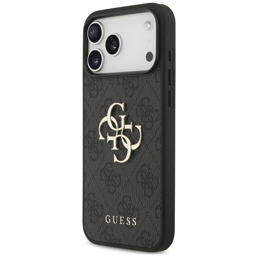 Guess 4G -kotelo, jossa iso logo, iPhone 17 Pro Max / 18 Pro Max - Musta