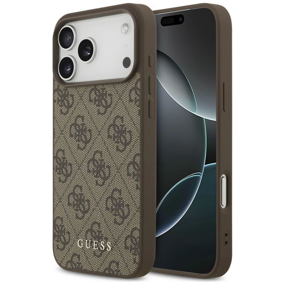 Guess 4G Classic -suojakotelo iPhone 17 Pro Max / 18 Pro Max -ruskea