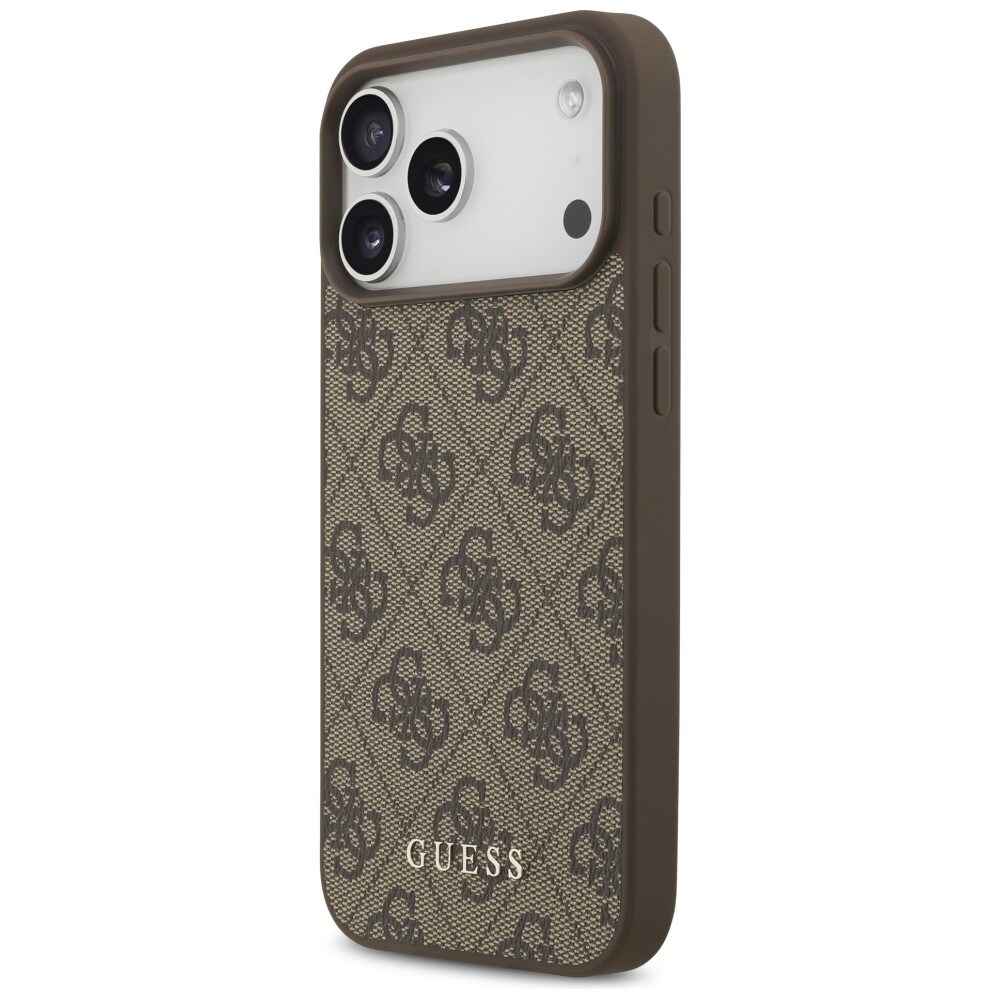 Guess 4G Classic -suojakotelo iPhone 17 Pro Max / 18 Pro Max -ruskea