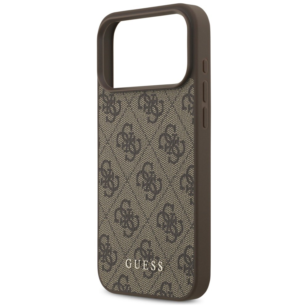 Guess 4G Classic -suojakotelo iPhone 17 Pro Max / 18 Pro Max -ruskea