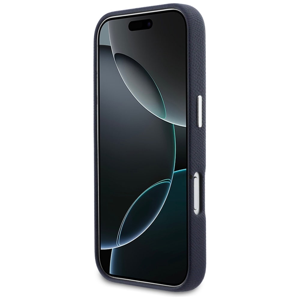 Karl Lagerfeld Karl & Choupette -pinnit, Saffiano MagSafe -kotelo iPhone 17 Pro:lle – sininen