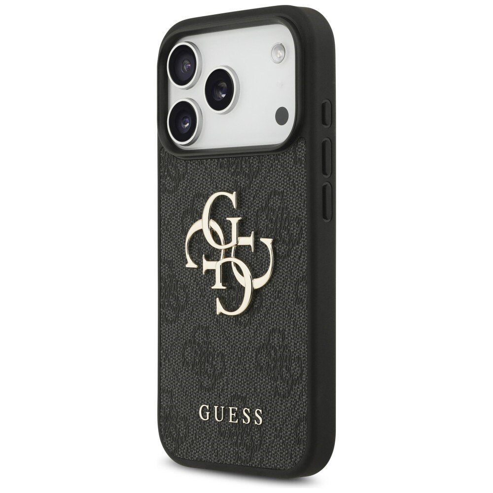 Guess 4G -kotelo, jossa iso logo, iPhone 17 Pro / 18 Pro - musta