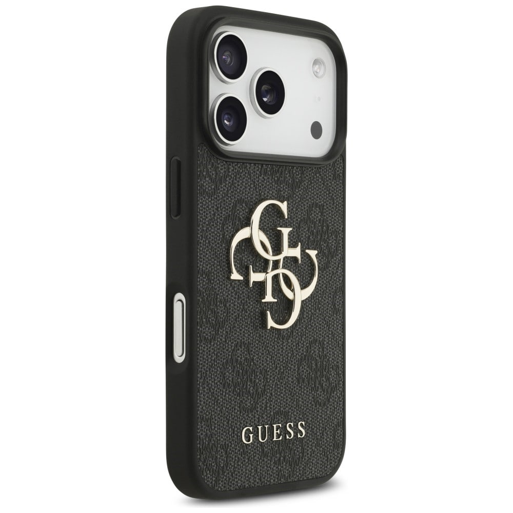 Guess 4G -kotelo, jossa iso logo, iPhone 17 Pro / 18 Pro - musta
