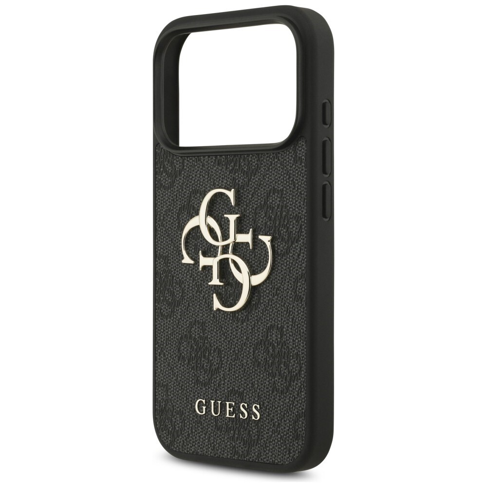 Guess 4G -kotelo, jossa iso logo, iPhone 17 Pro / 18 Pro - musta