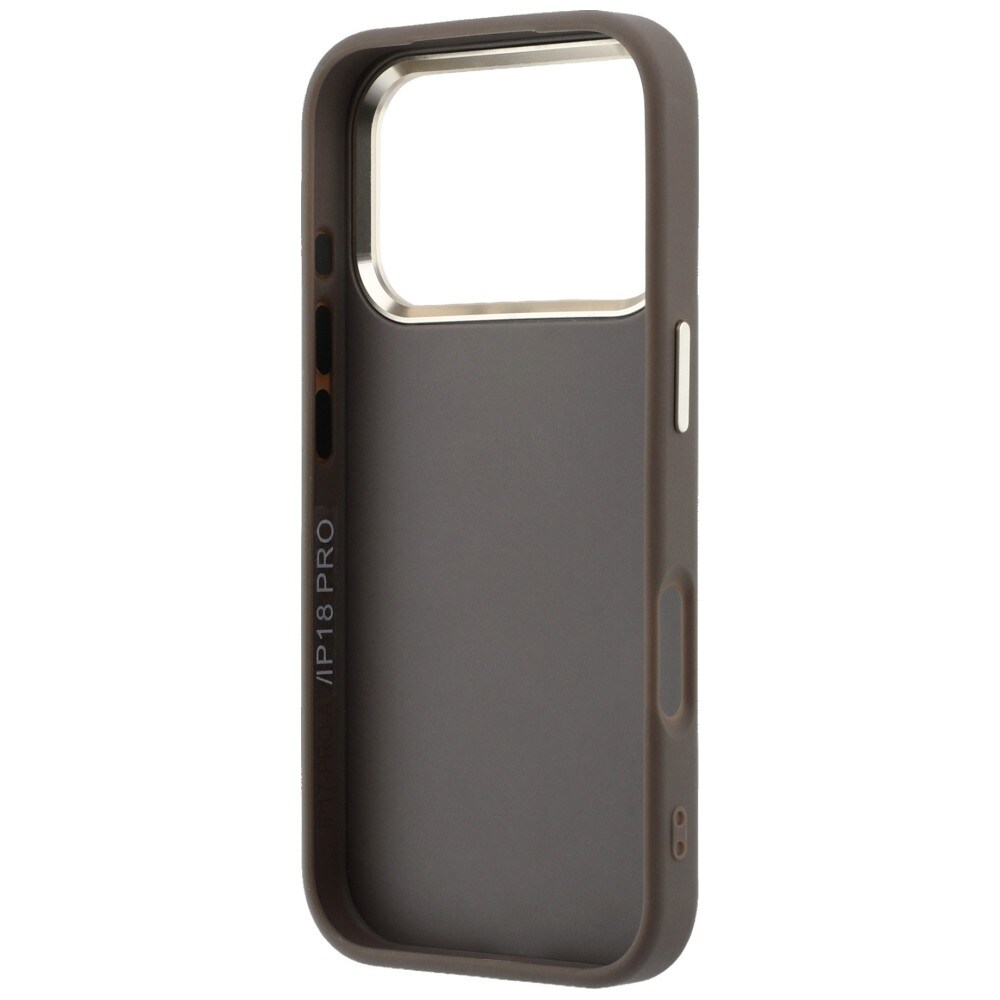Guess 4G & Big Resin -logokotelo iPhone 17 Pro / 18 Pro - Ruskea