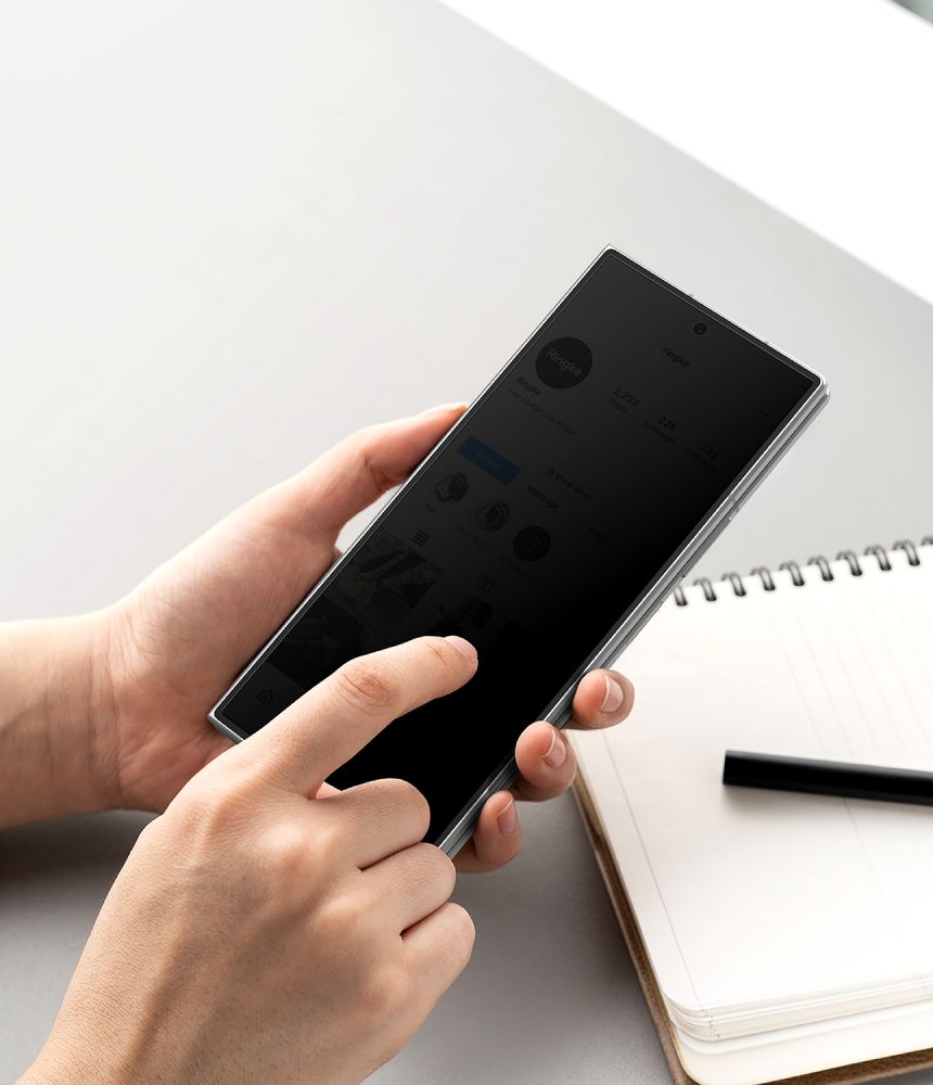 Ringke Easy Slide Privacy 360 -karkailulasi, 2 kpl, Samsung Galaxy Z Fold 8 Ultra -mallille