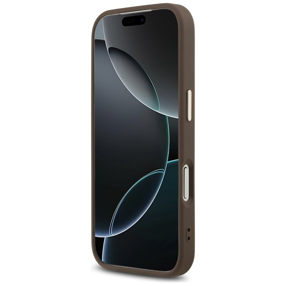 Guess 4G Big 4G Classic -logokotelo iPhone 17 Pro Max / 18 Pro Max -ruskea ja kulta