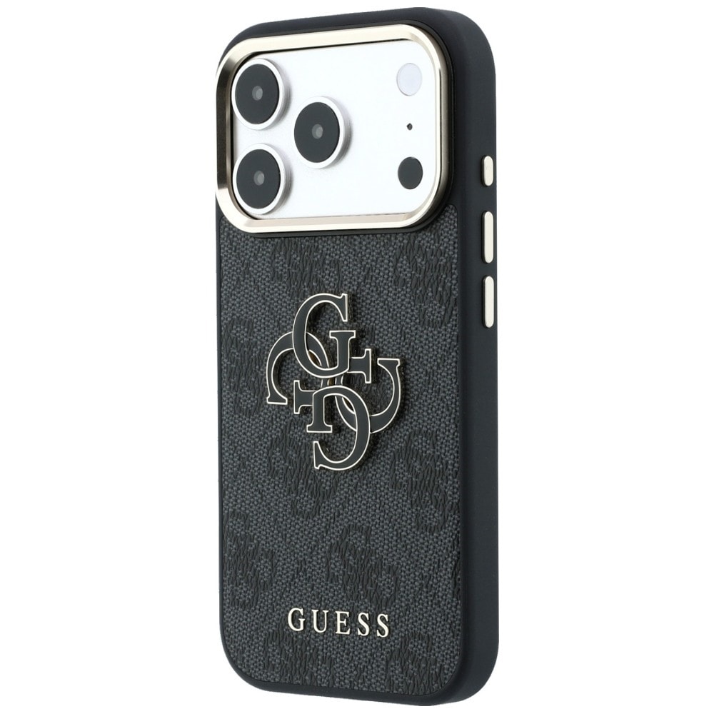 Guess 4G & Big Resin -logokotelo iPhone 17 Pro / 18 Pro - Musta
