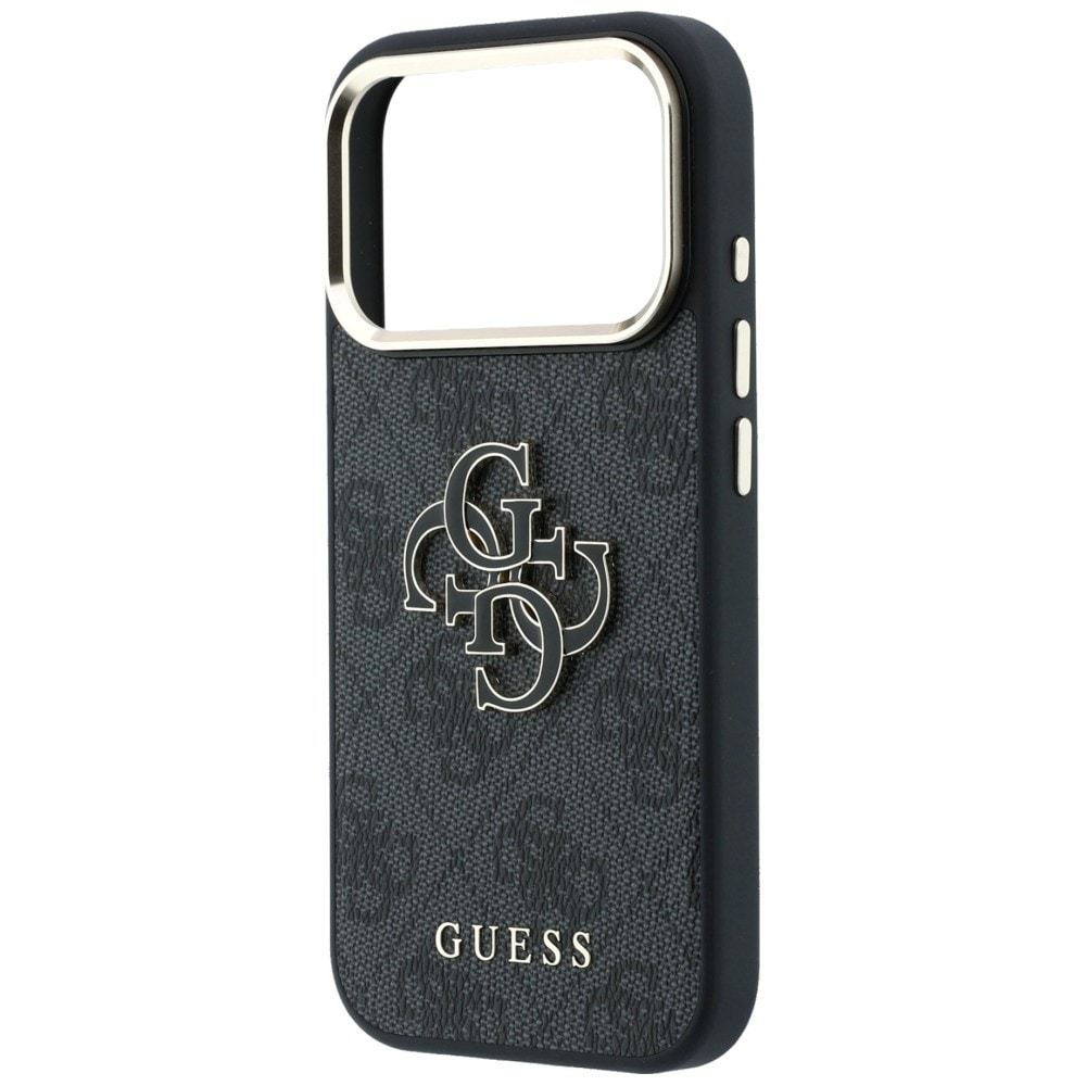 Guess 4G & Big Resin -logokotelo iPhone 17 Pro / 18 Pro - Musta