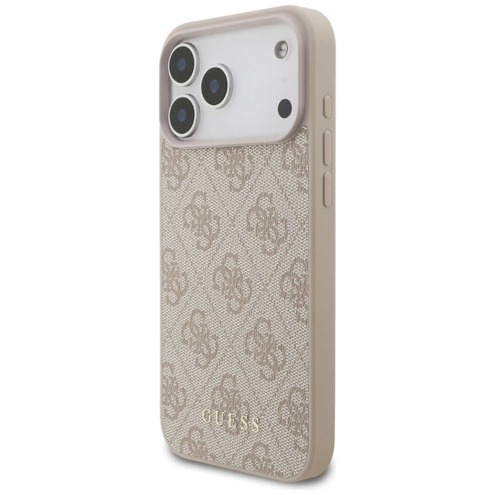 Guess 4G Classic -kotelo iPhone 17 Pro Max / 18 Pro Max - vaaleanpunainen