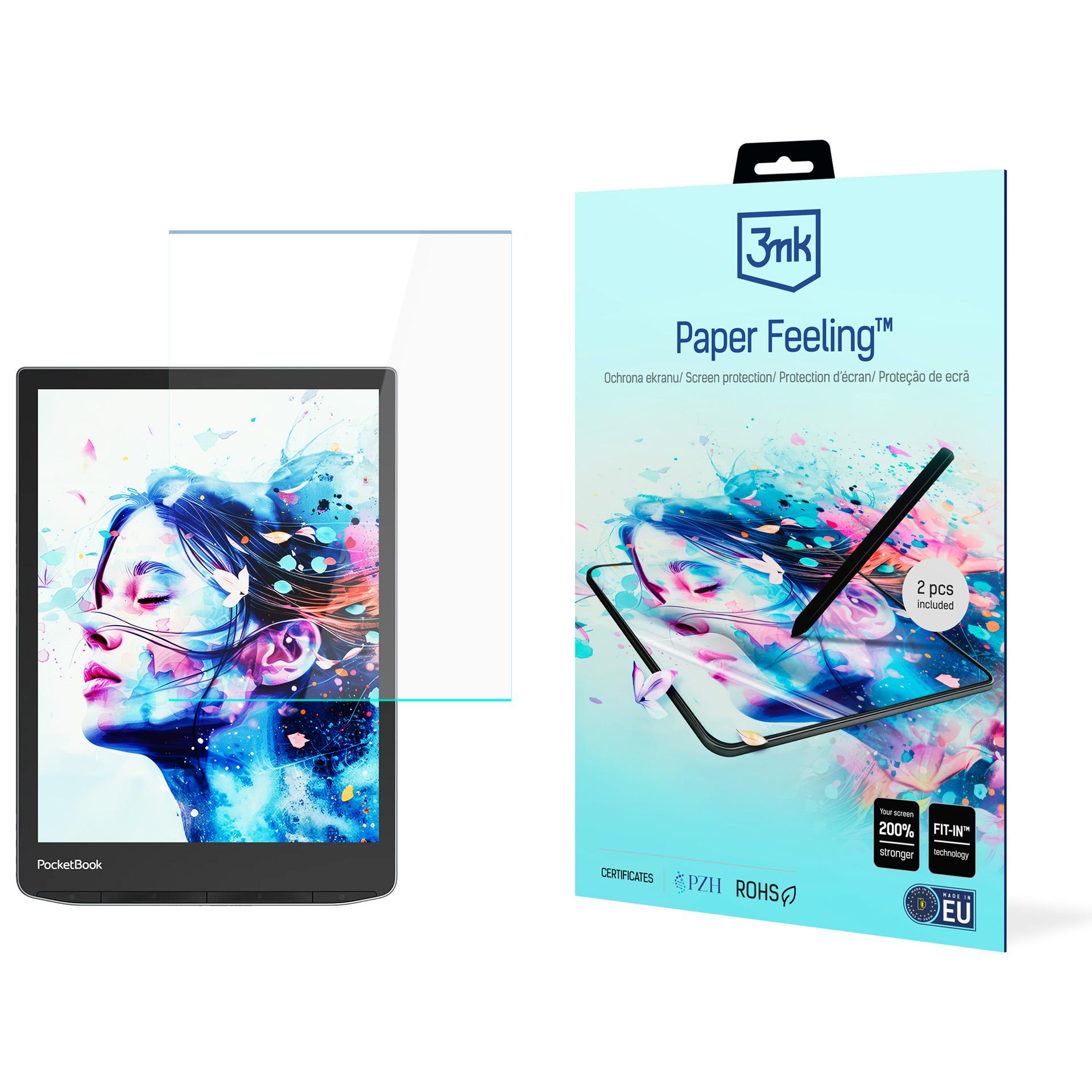 3mk Paper Feeling -suojakalvo PocketBook InkPad Color 3 7,8:lle
