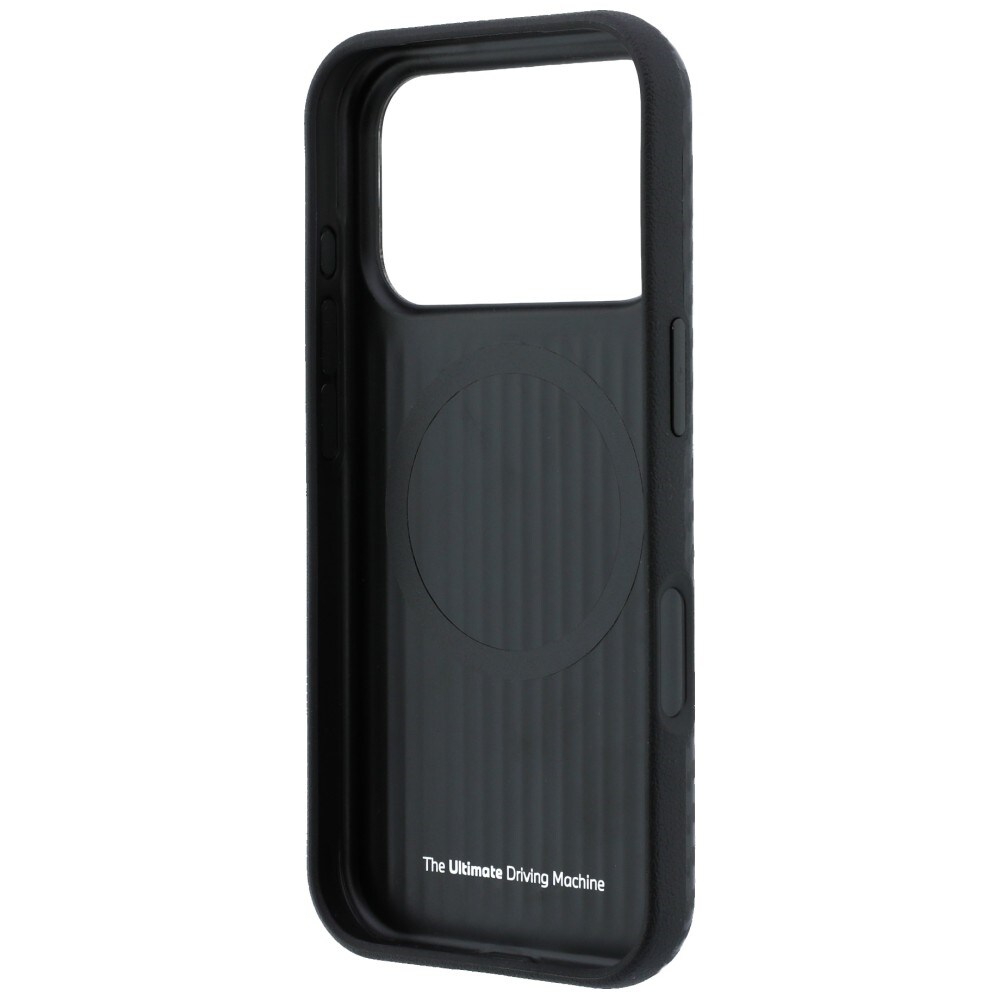 BMW M Carbon Metal -logoinen MagSafe-suojakotelo iPhone 17 Pro / 18 Pro - Musta