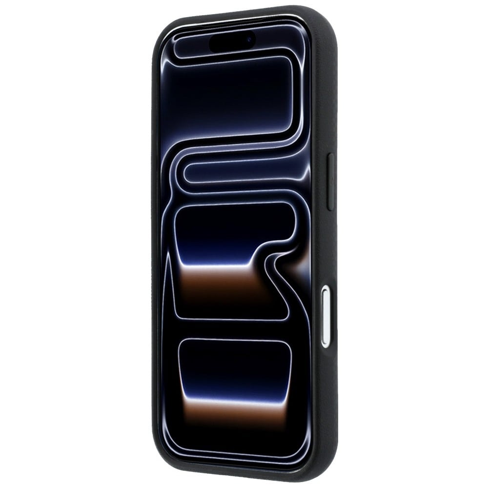 BMW M Quadrille Kevlar Tricolor & Metal Logo MagSafe -suojakotelo iPhone 17 Pro / 18 Pro - Musta