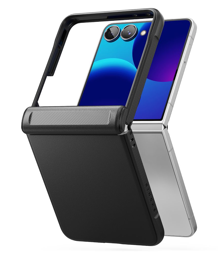 Ringke Onyx Flap -suojakotelo Samsung Galaxy Z Flip 8:lle – musta