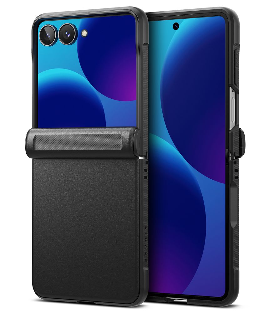 Ringke Onyx Flap -suojakotelo Samsung Galaxy Z Flip 8:lle – musta