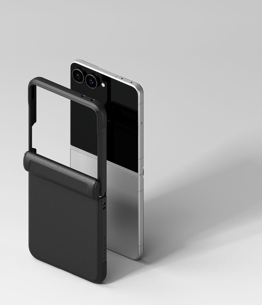 Ringke Onyx Flap -suojakotelo Samsung Galaxy Z Flip 8:lle – musta