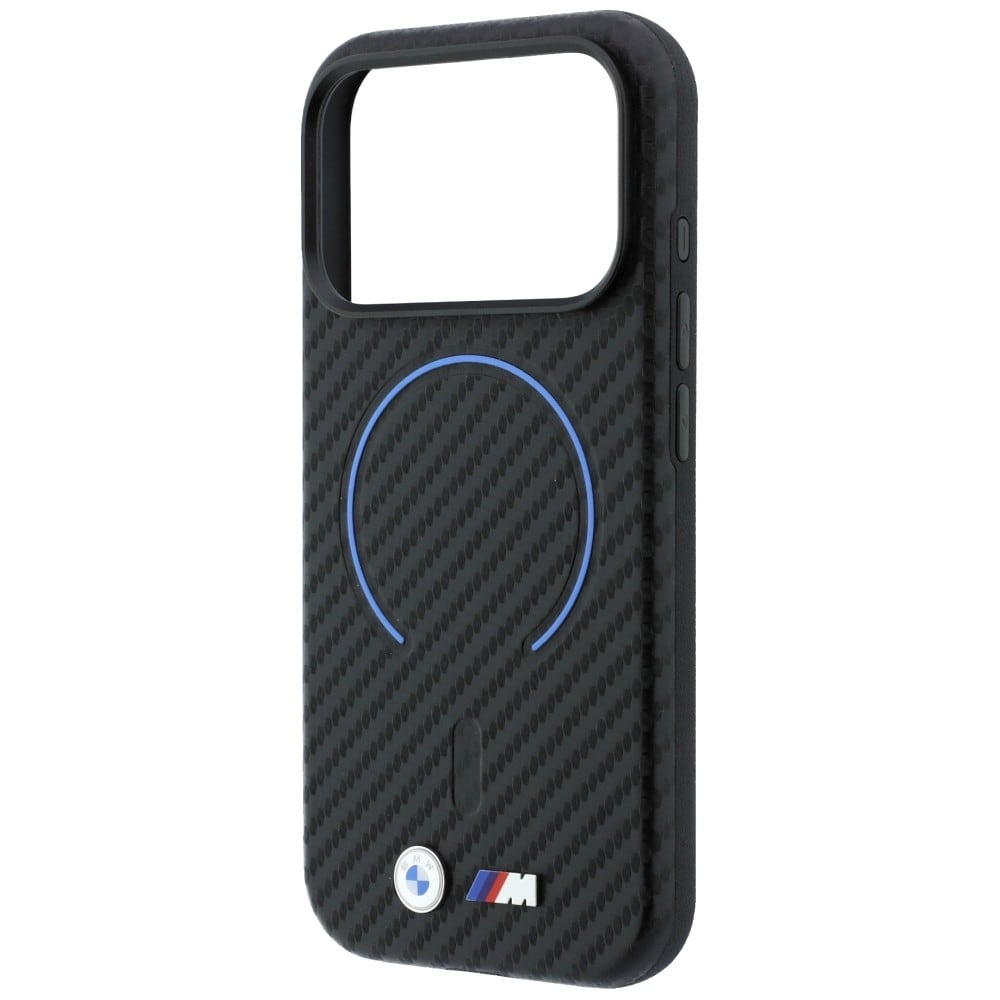 BMW -hiilikuituinen MagSafe-suojakotelo iPhone 17 Pro Max / 18 Pro Max - Musta