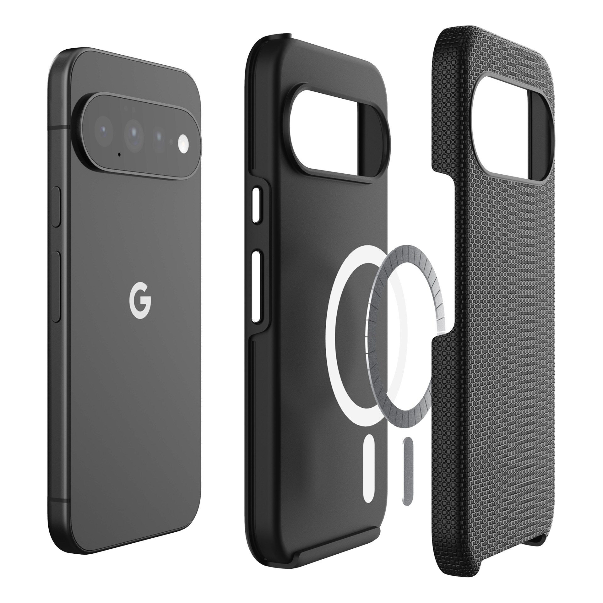 3mk Fortis MagCase Google Pixel 11:lle – musta