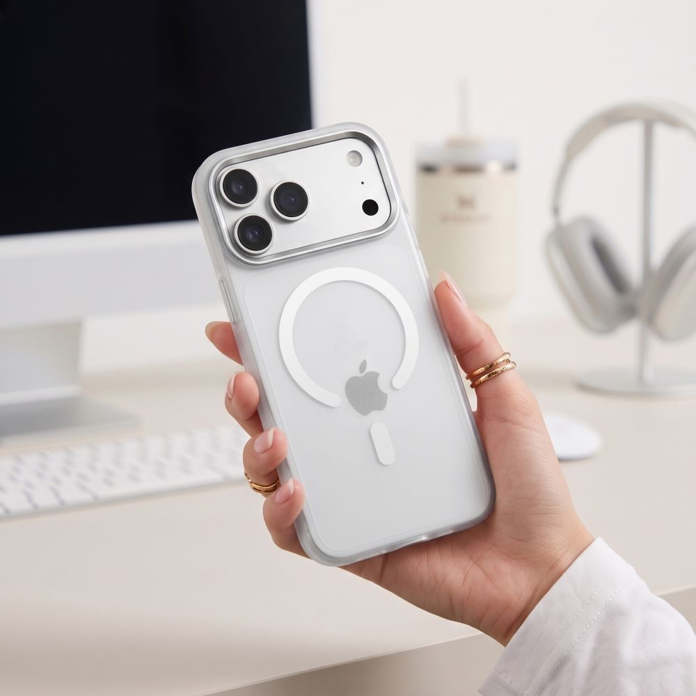 Tech-Protect MagZero MagSafe -suojakotelo iPhone 17 Pro Max / 18 Pro Max - mattavalkoinen