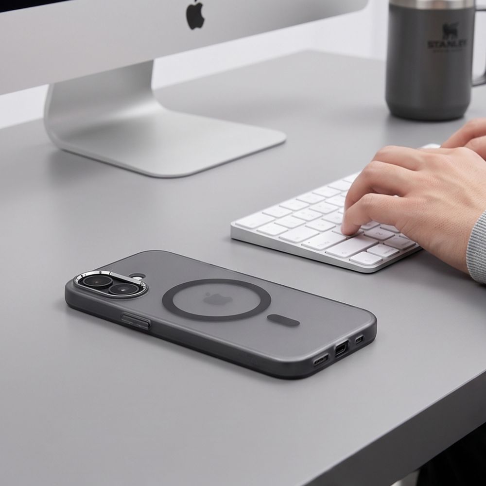 Tech-Protect MagZero MagSafe -suojakotelo iPhone 17:lle – mattamusta