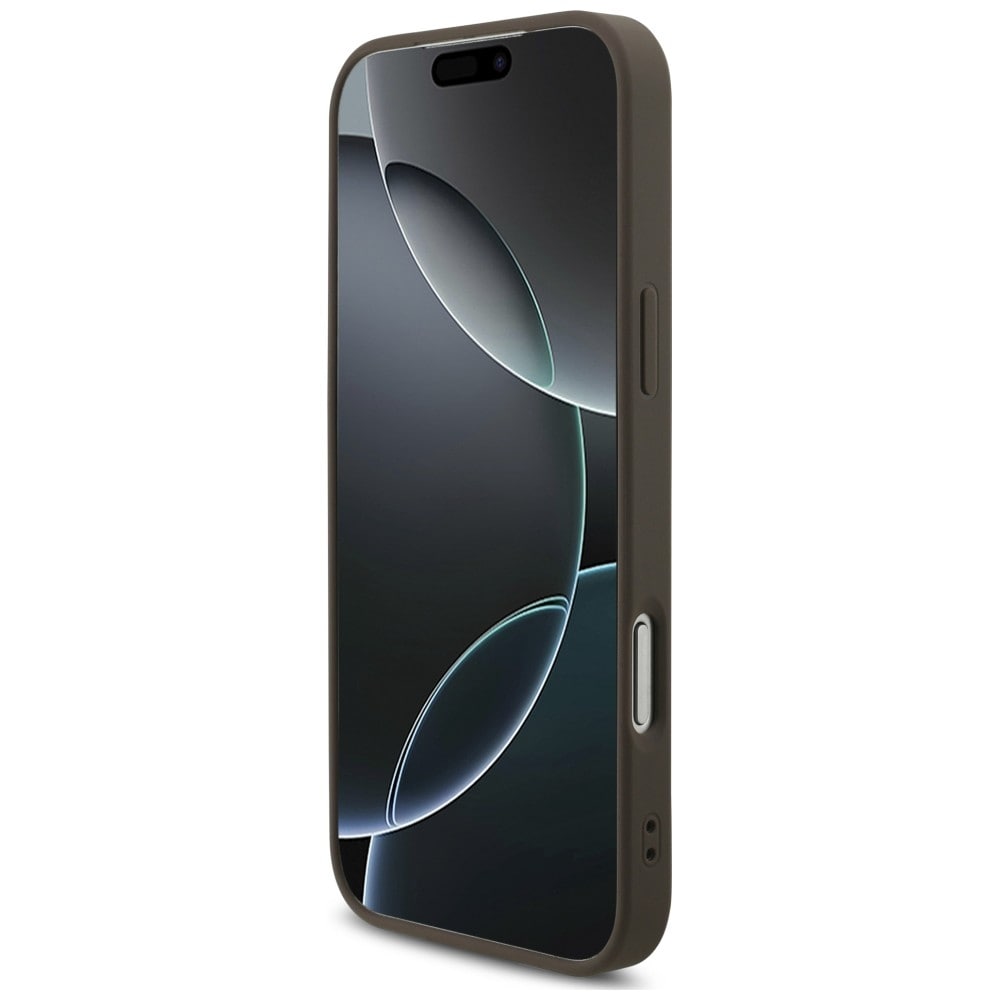 Guess 4G -kotelo, jossa iso logo, iPhone 17 Pro / 18 Pro - Ruskea