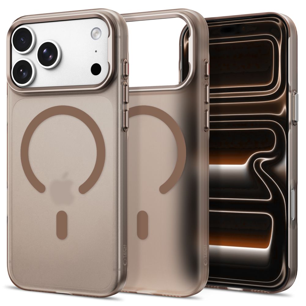 Tech-Protect MagZero MagSafe -suojakotelo iPhone 17 Pro / 18 Pro -ruskea, matta