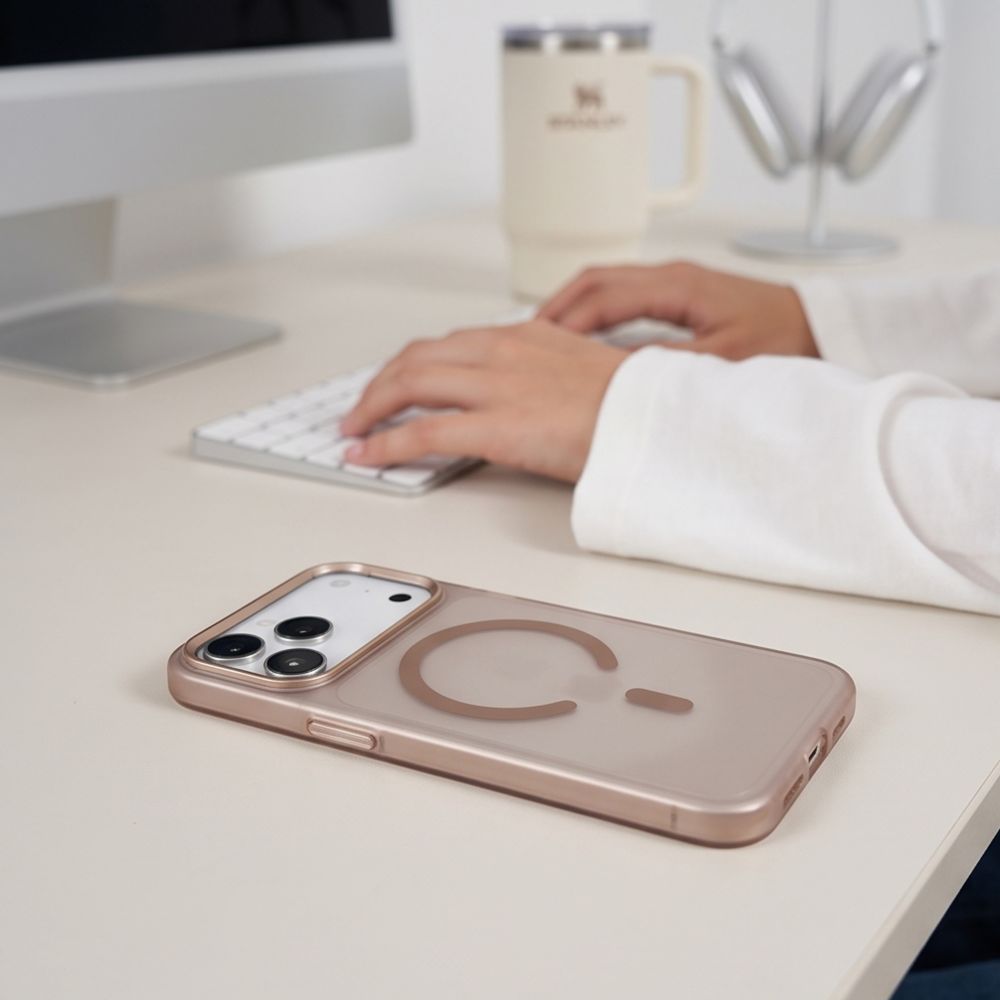 Tech-Protect MagZero MagSafe -suojakotelo iPhone 17 Pro / 18 Pro -ruskea, matta