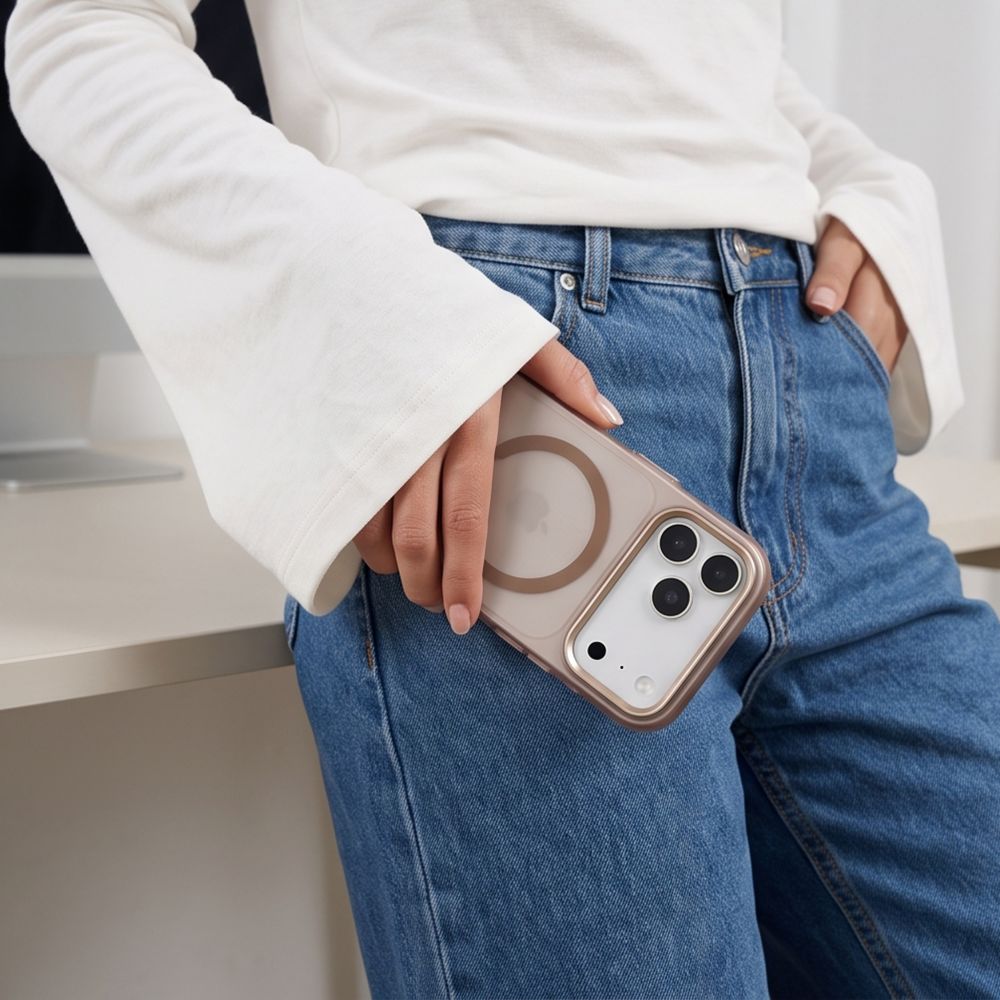 Tech-Protect MagZero MagSafe -suojakotelo iPhone 17 Pro / 18 Pro -ruskea, matta