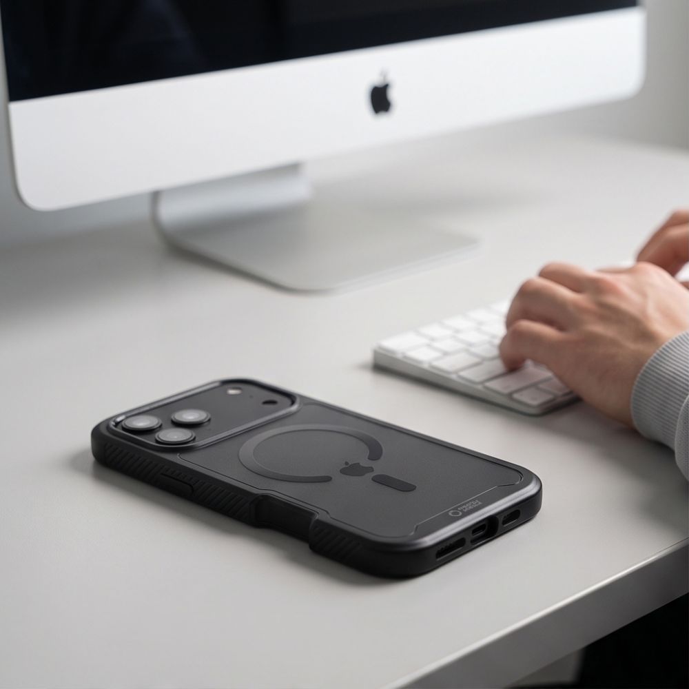 Tech-Protect Defense MagSafe -suojakotelo iPhone 17 Pro / 18 Pro - mattamusta