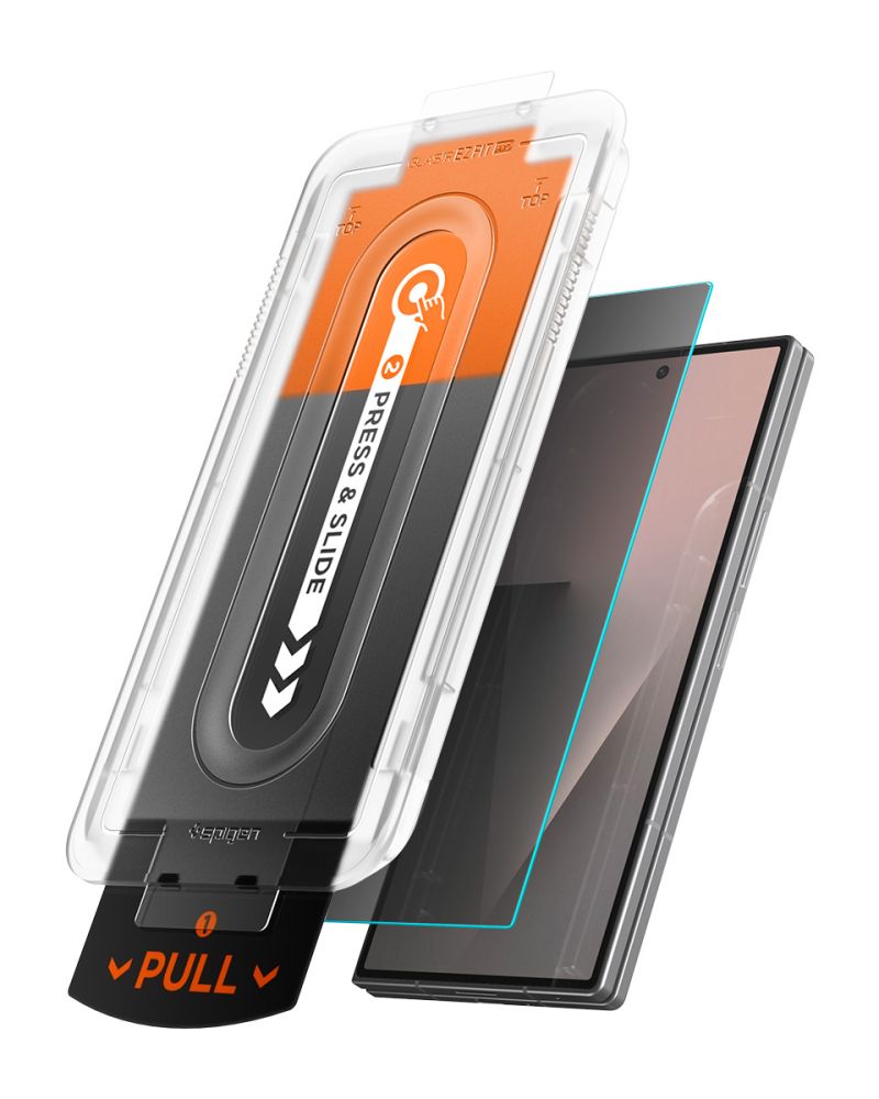 Spigen Glas.tR EZ Fit Pro HD Privacy -karkaistu lasi, 2 kpl, Samsung Galaxy Z Fold 7/8 Ultra