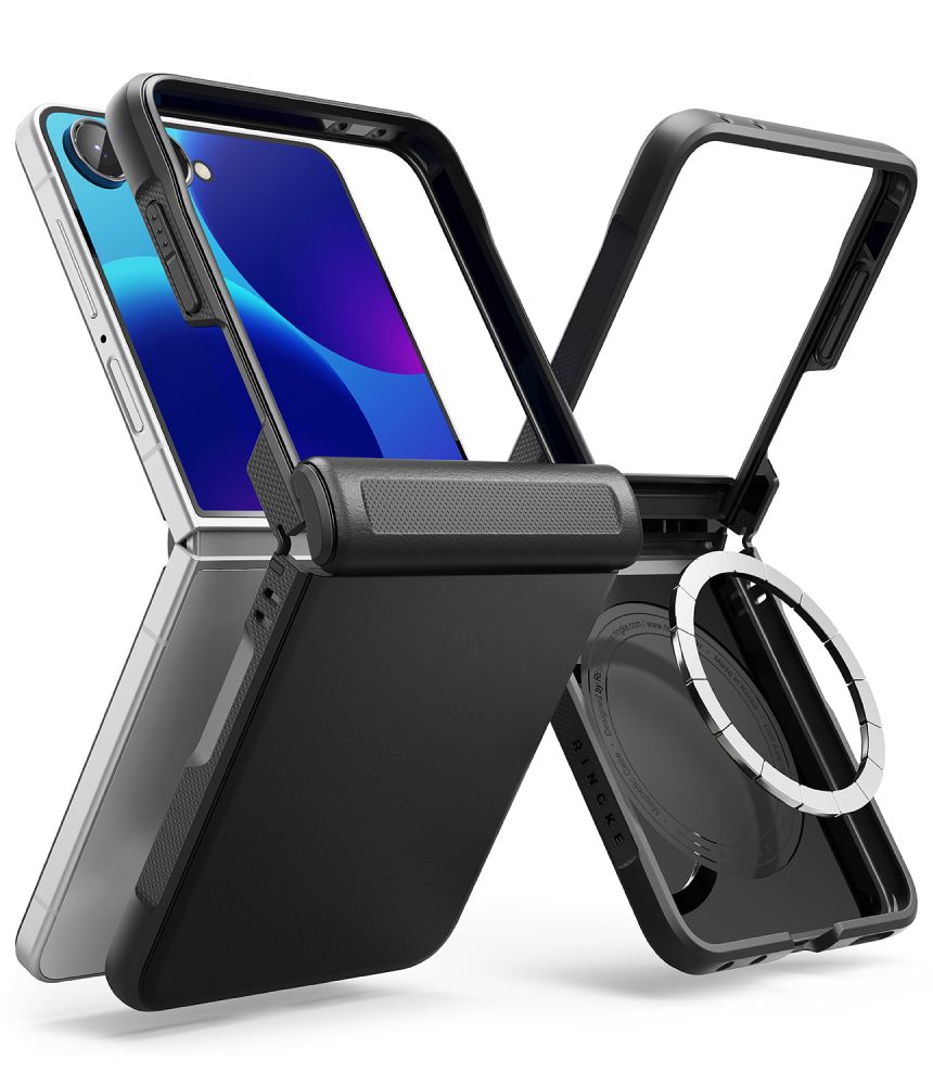 Ringke Onyx Flap Magsafe -suojakotelo Samsung Galaxy Z Flip 8:lle – musta