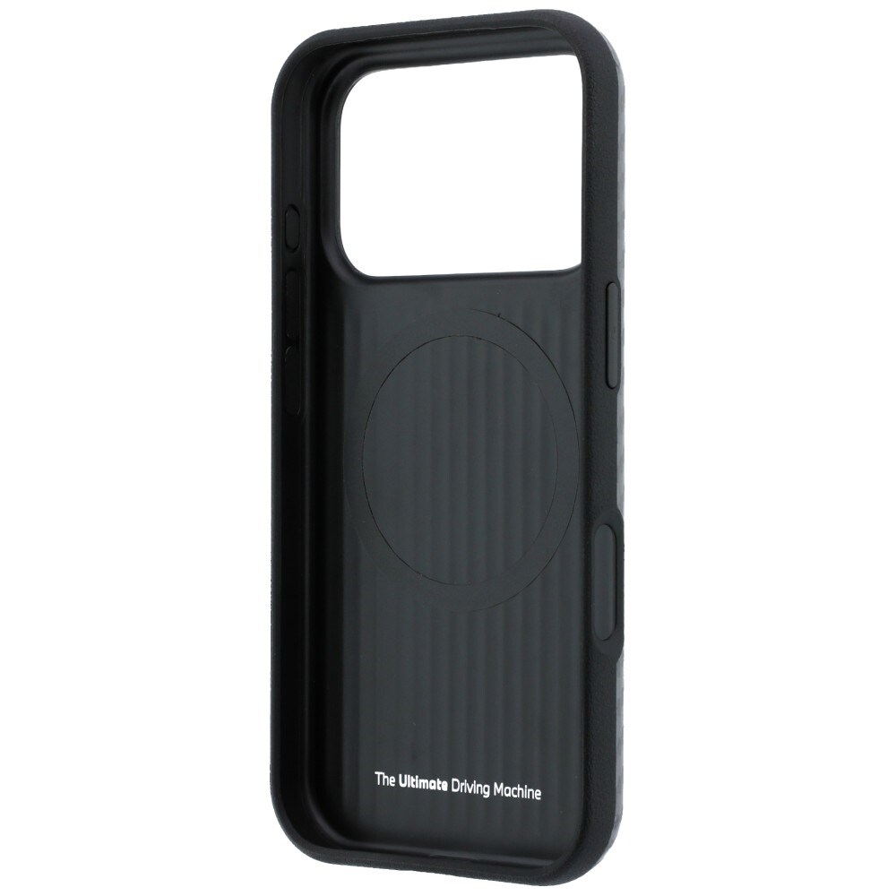 BMW M Carbon Metal -logoinen MagSafe-kotelo iPhone 17 Pro / 18 Pro - harmaa