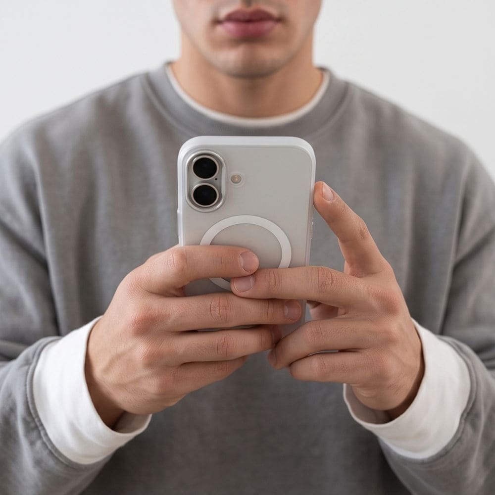 Tech-Protect MagZero MagSafe -kotelo iPhone 17:lle – mattavalkoinen