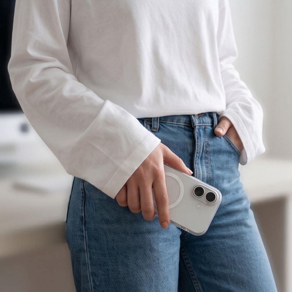 Tech-Protect MagZero MagSafe -kotelo iPhone 17:lle – mattavalkoinen