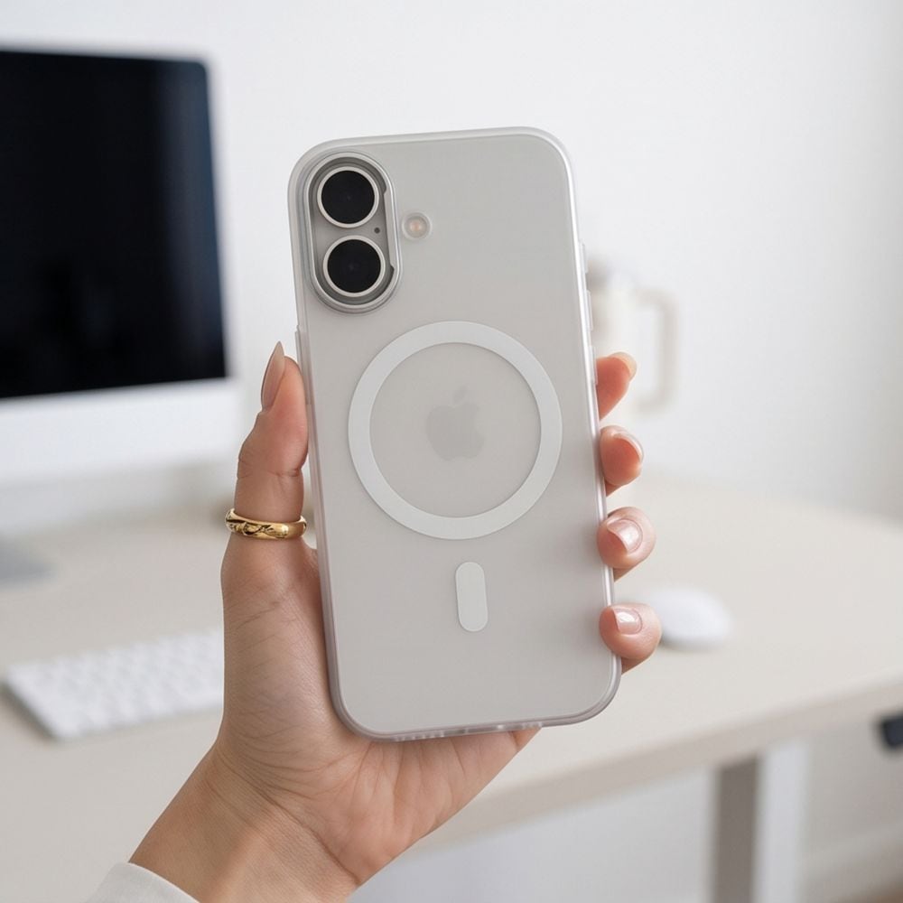 Tech-Protect MagZero MagSafe -kotelo iPhone 17:lle – mattavalkoinen