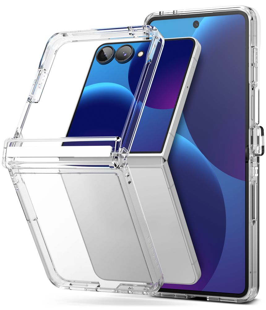 Ringke Fusion Flap -kotelo Samsung Galaxy Z Flip 8:lle – läpinäkyvä